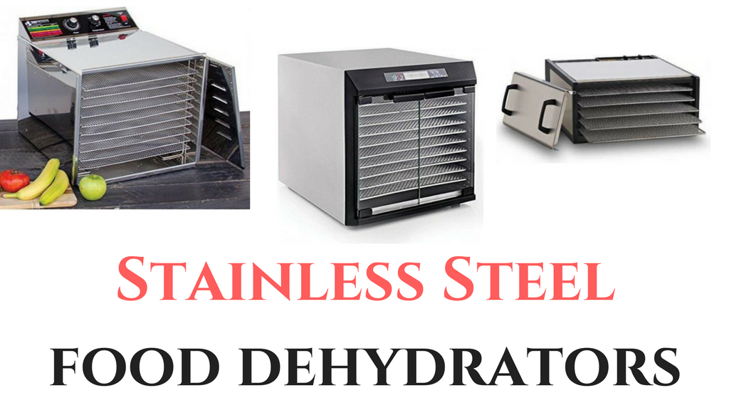Excalibur 9-Tray Stainless Steel Dehydrator w/Stainless Steel Trays and  Door Model D900SHD