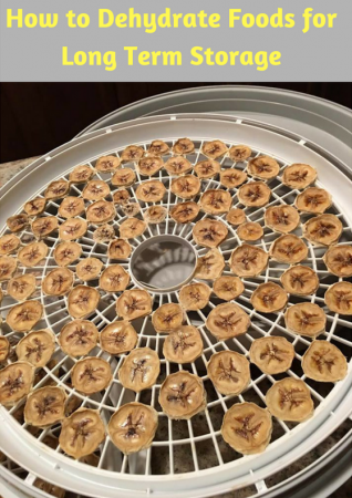how to dehydrate food for long term storage