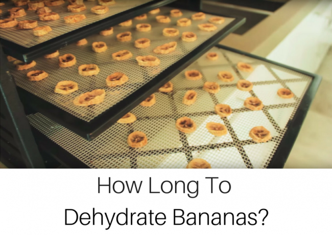how long to dehydrate bananas