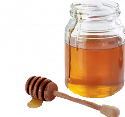 Raw Honey in the jar